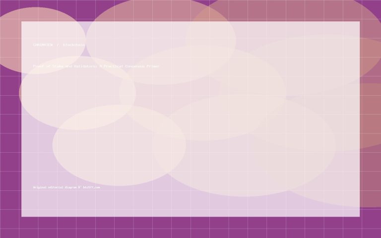 Proof of Stake and Validators: A Practical Consensus Primer