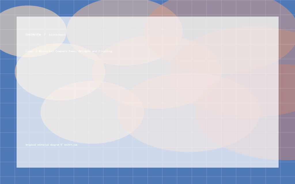 Layer 2 Networks: Compare Fees, Bridges and Finality