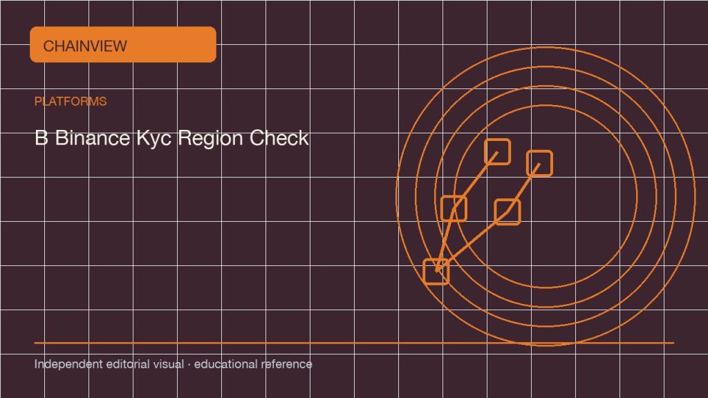 العربية: Binance KYC and regional availability: entity, products and limits; independent editorial visual