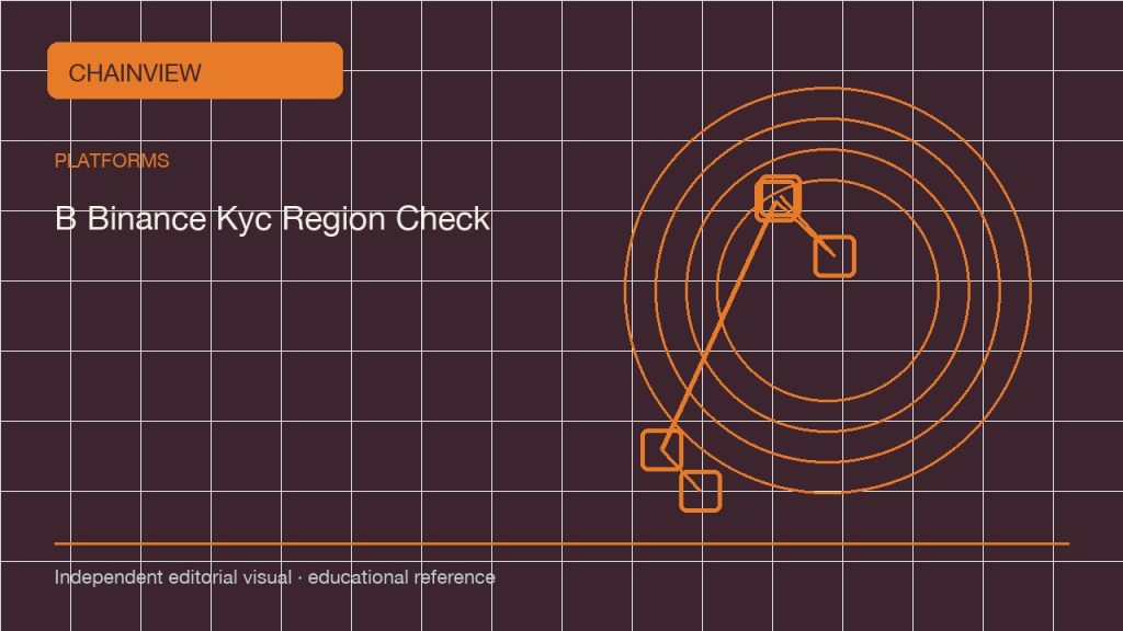 ไทย: Binance KYC and regional availability: entity, products and limits; independent editorial visual
