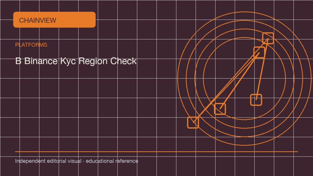 Binance KYC 与地区可用性：实体、产品和限制; independent editorial visual