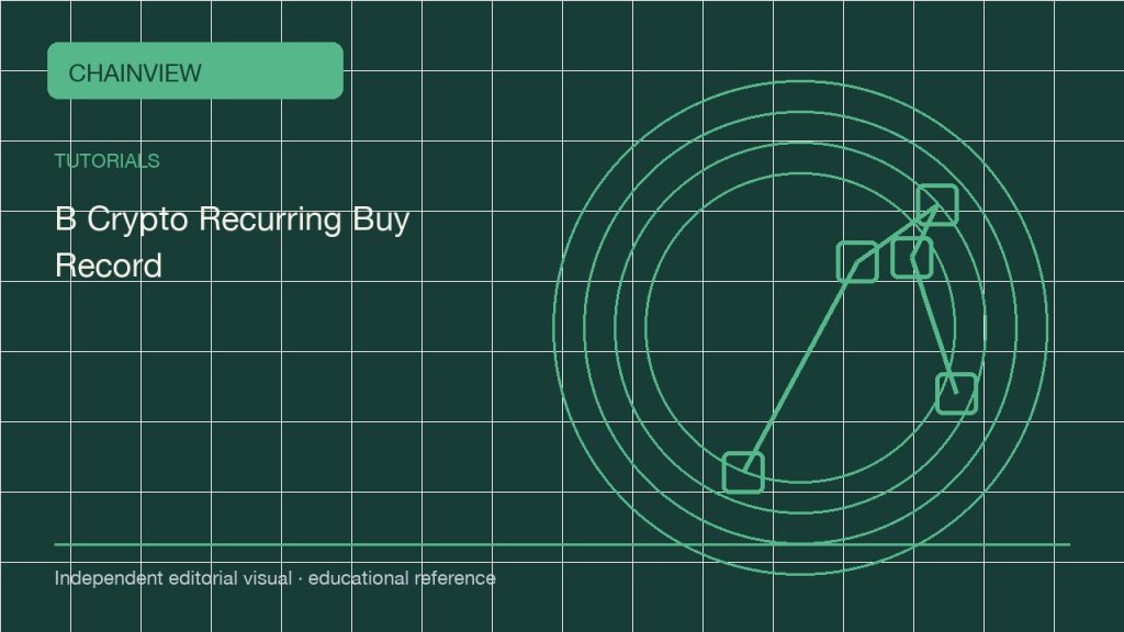 ไทย: Recording recurring buys: schedule, limits and pause conditions; independent editorial visual