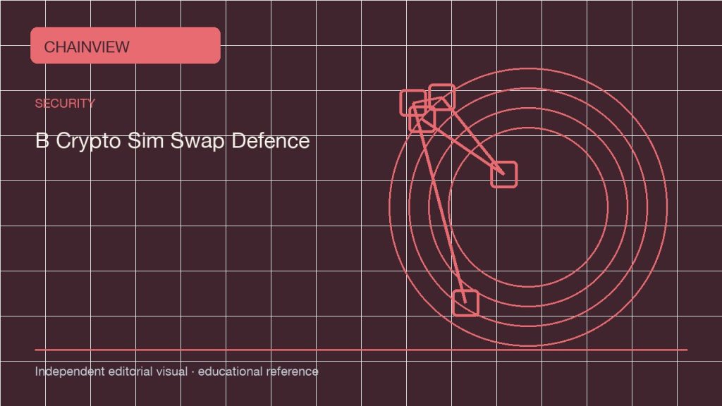 한국어: Defending against SIM swaps: account recovery and phone security; independent editorial visual
