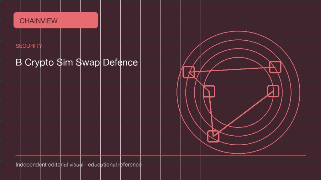 Tiếng Việt: Defending against SIM swaps: account recovery and phone security; independent editorial visual