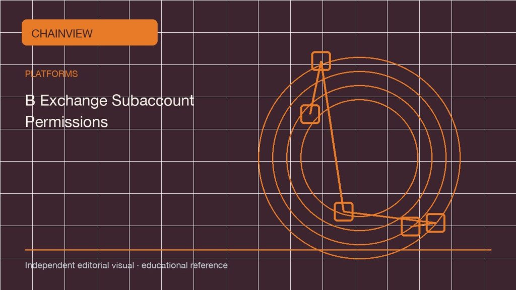 العربية: Exchange subaccount permissions: isolation, transfers and revocation checks; independent editorial visual