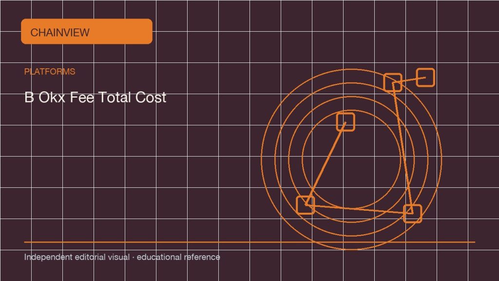 Tiếng Việt: Checking OKX total cost: rates, spread and withdrawal fees; independent editorial visual