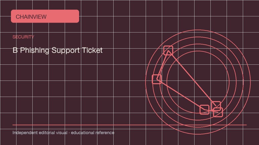 한국어: Spotting fake support tickets: domains, attachments and codes; independent editorial visual