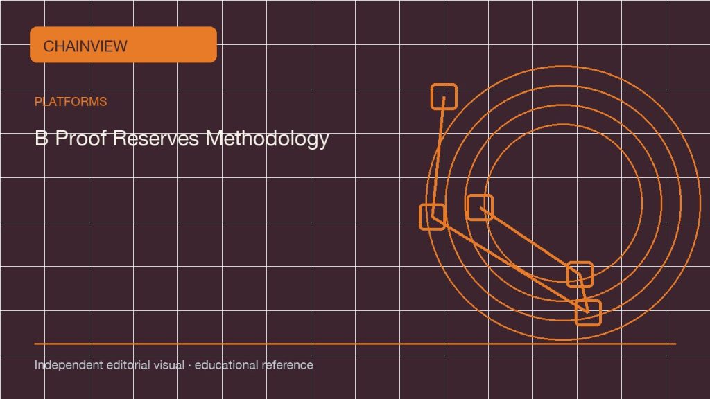 Español (México): Proof-of-reserves methodology: snapshots, liabilities and audit limits; independent editorial visual
