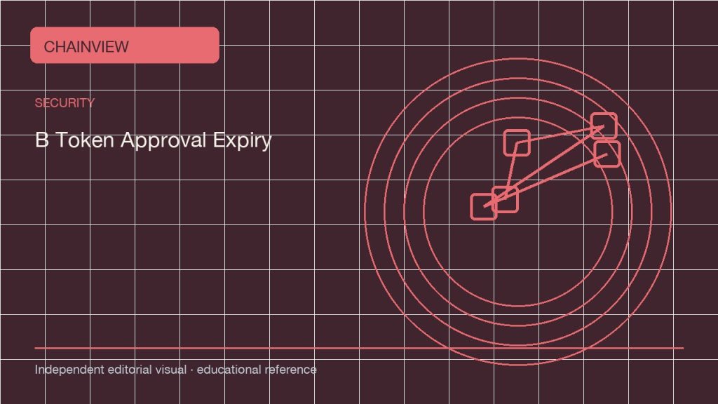 Русский: Token approval expiry: limits, revocation and new contracts; independent editorial visual