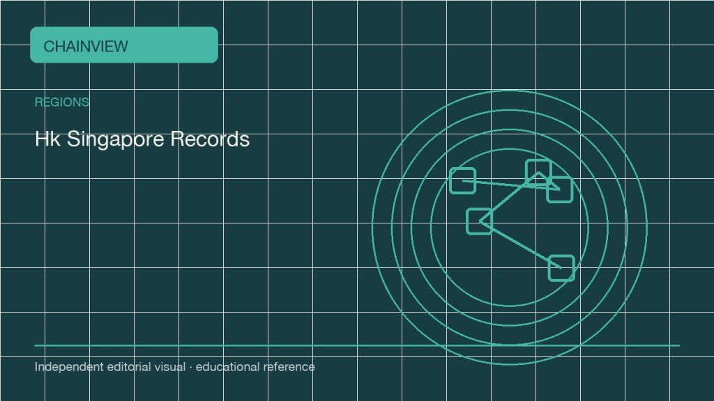 Moving Between Hong Kong and Singapore: Crypto Records to Carry; independent editorial visual