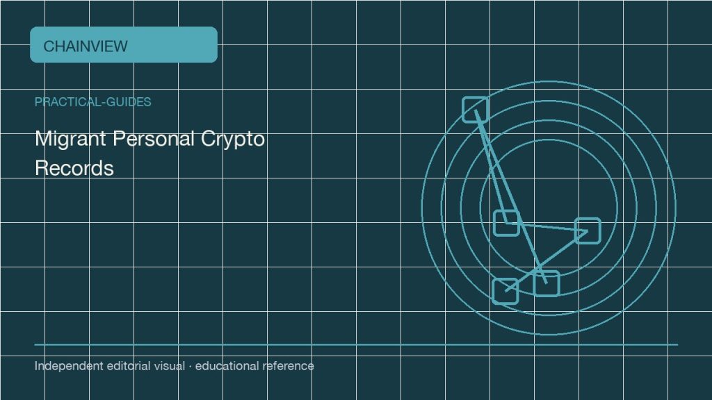 Cross-Border Crypto Records for Migrant Workers; independent editorial visual