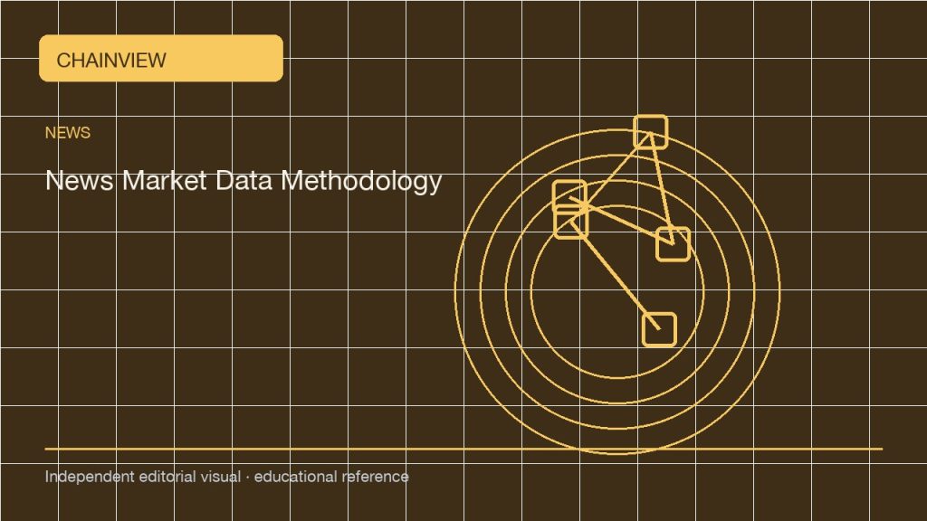 Crypto market data: compare timestamps, venues and definitions before quoting a number; independent editorial visual