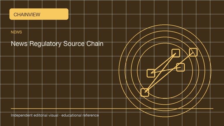 新闻 · 简体中文版:Regional crypto rules: build a source chain before translating a headline; independent editorial visual