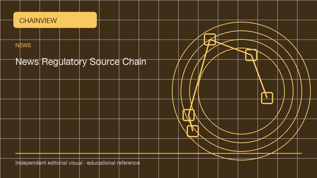 新聞 · 繁體中文版:Regional crypto rules: build a source chain before translating a headline; independent editorial visual