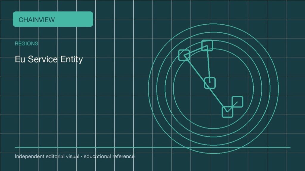 Análisis práctico: Blockchain · Flujo operativo y registros; independent editorial visual
