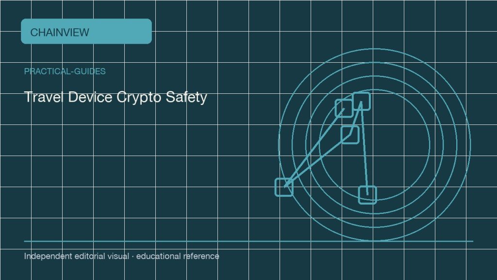 Traveling With Crypto Devices: A Security Plan for Border Crossings; independent editorial visual