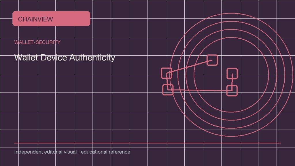 Hardware Wallet Device Authenticity and Supply-Chain Checks; independent editorial visual